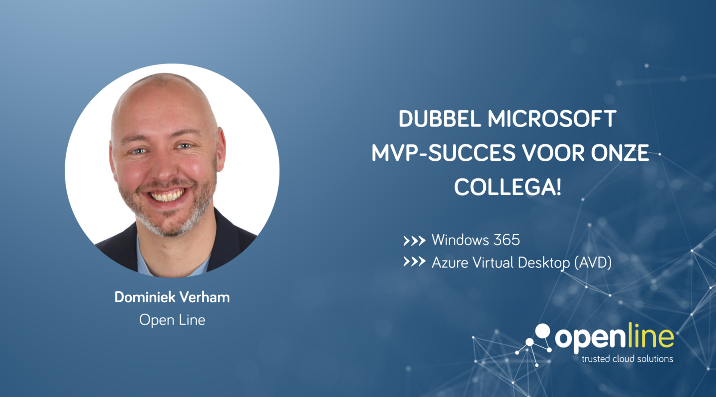 Dubbel Microsoft MVP-succes voor collega van Open Line
